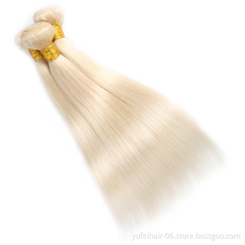 wholesale colored ombre straight weave brazilian human hair,brazilian hair weft ombre 613 blonde human hair bundles